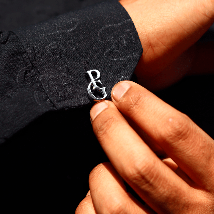Personalized Upside Down Initial Cufflinks