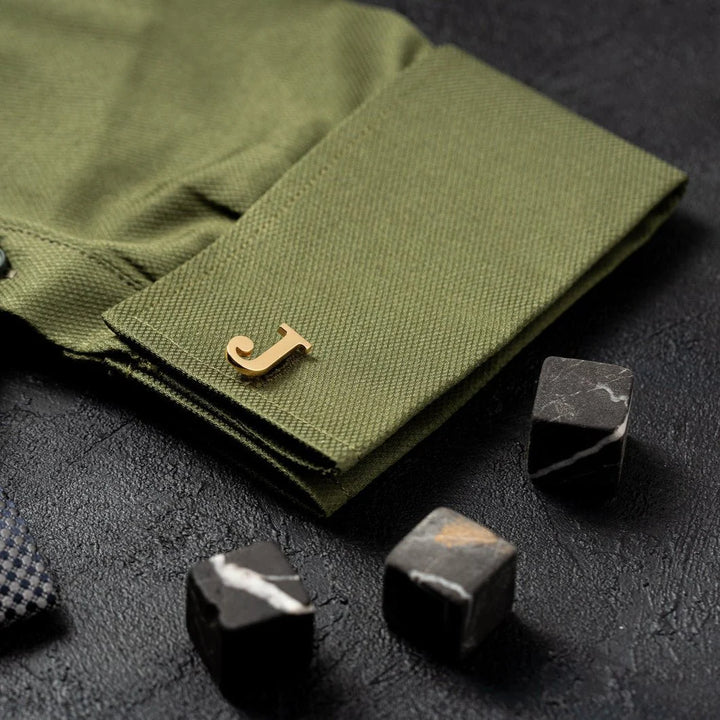 Personalized Single Initial Cufflinks