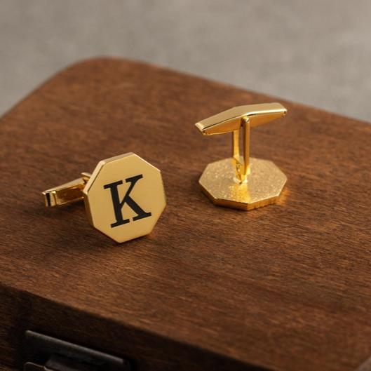 Personalized Initial Cufflinks For Men