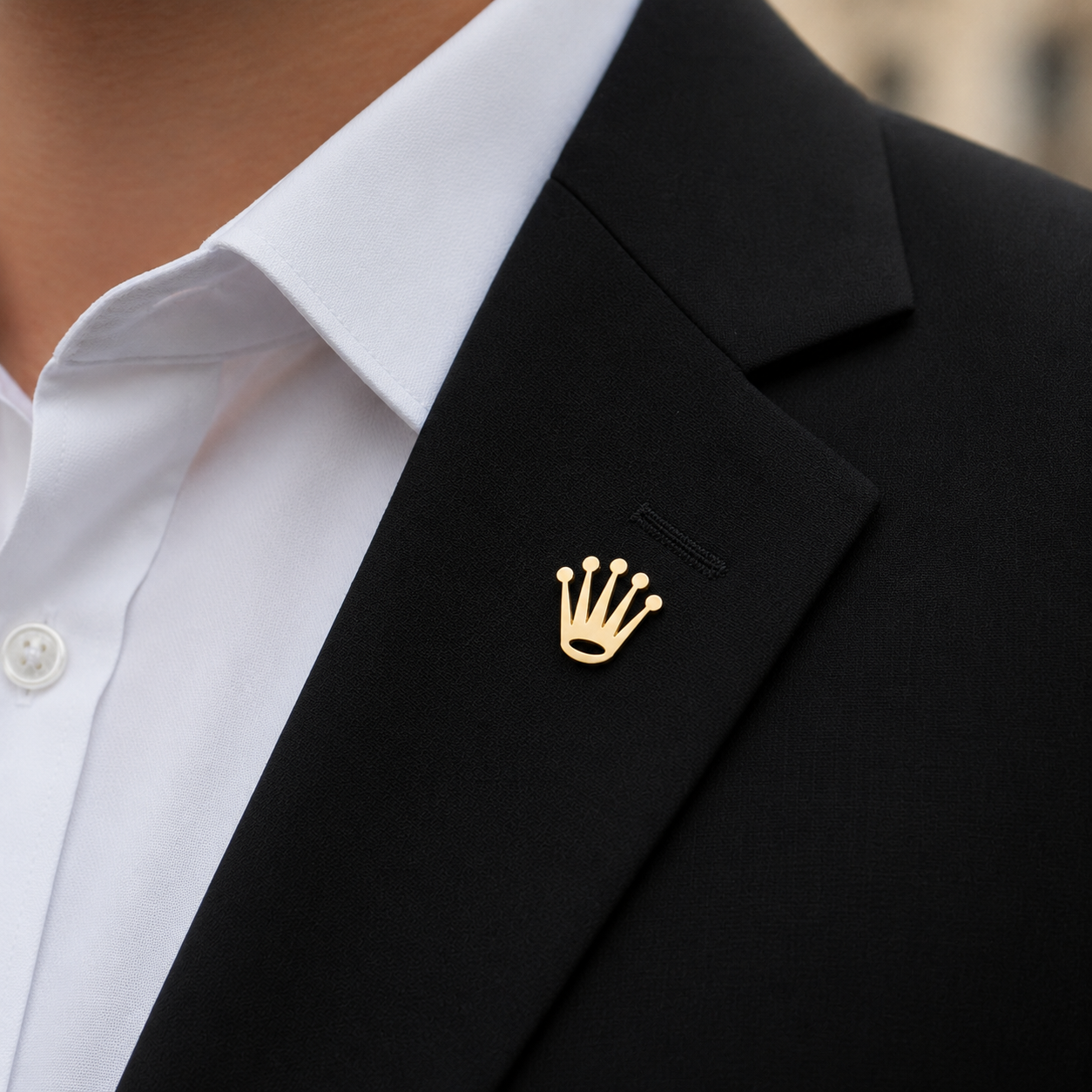 Royal King Crown Lapel Pin