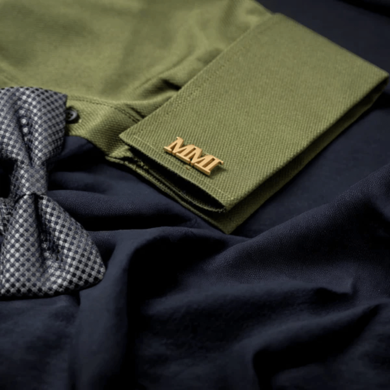 Personalized Triple Initial Cufflinks