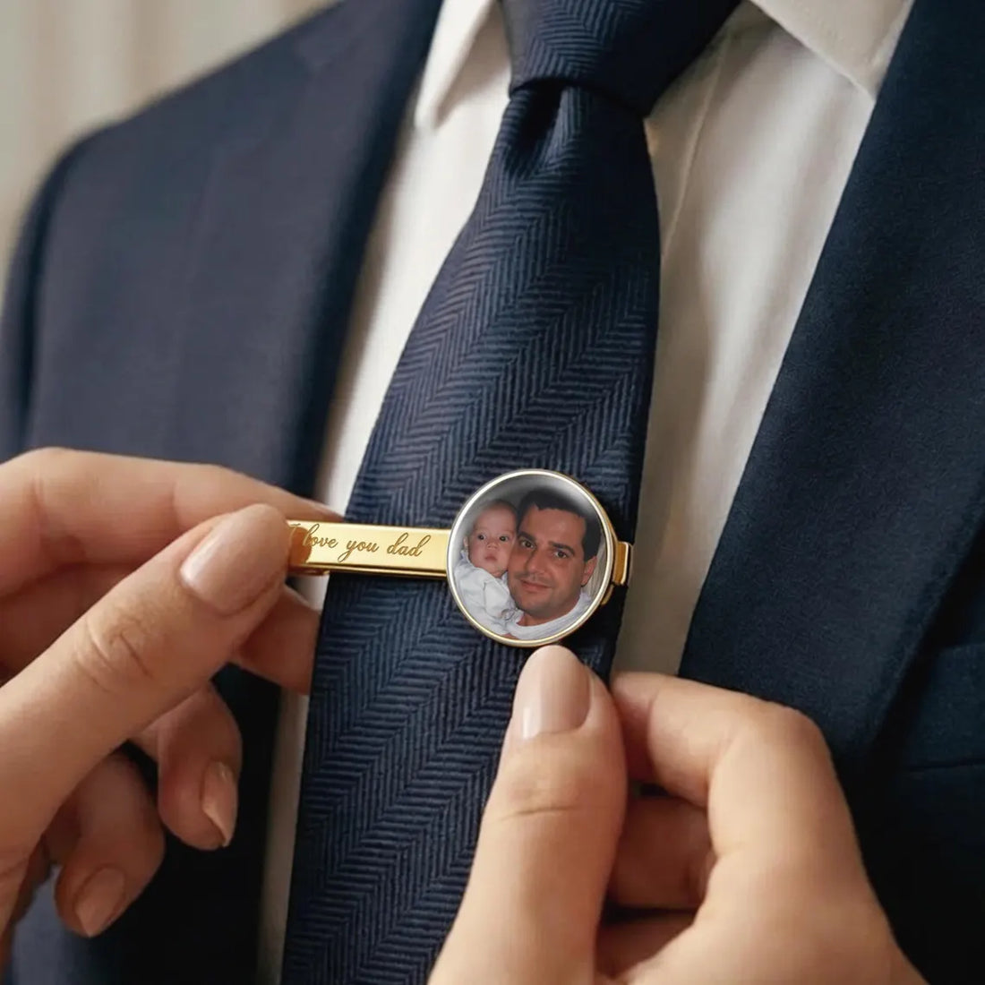 Custom Photo Tie Clip