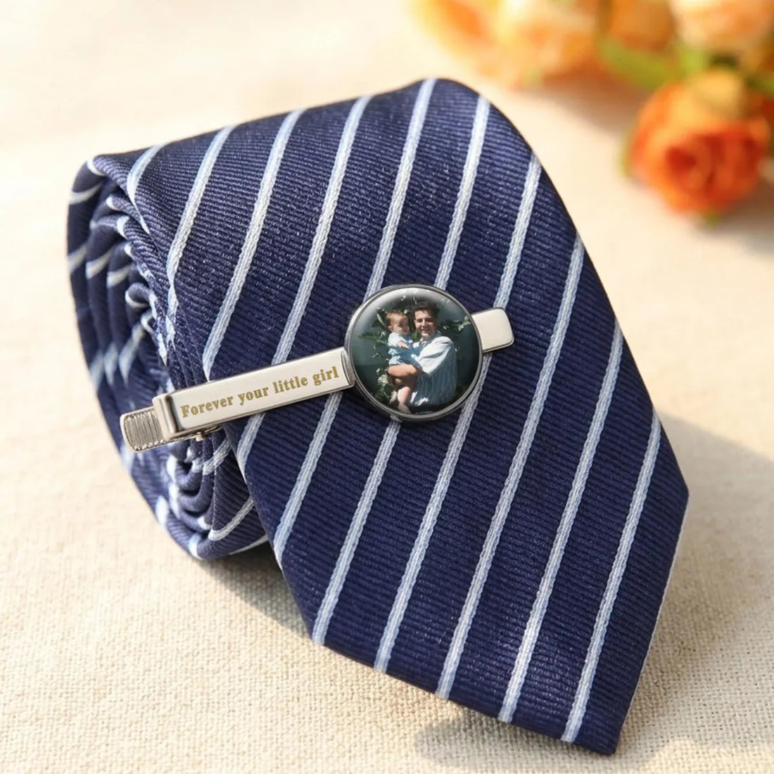 Custom Photo Tie Clip