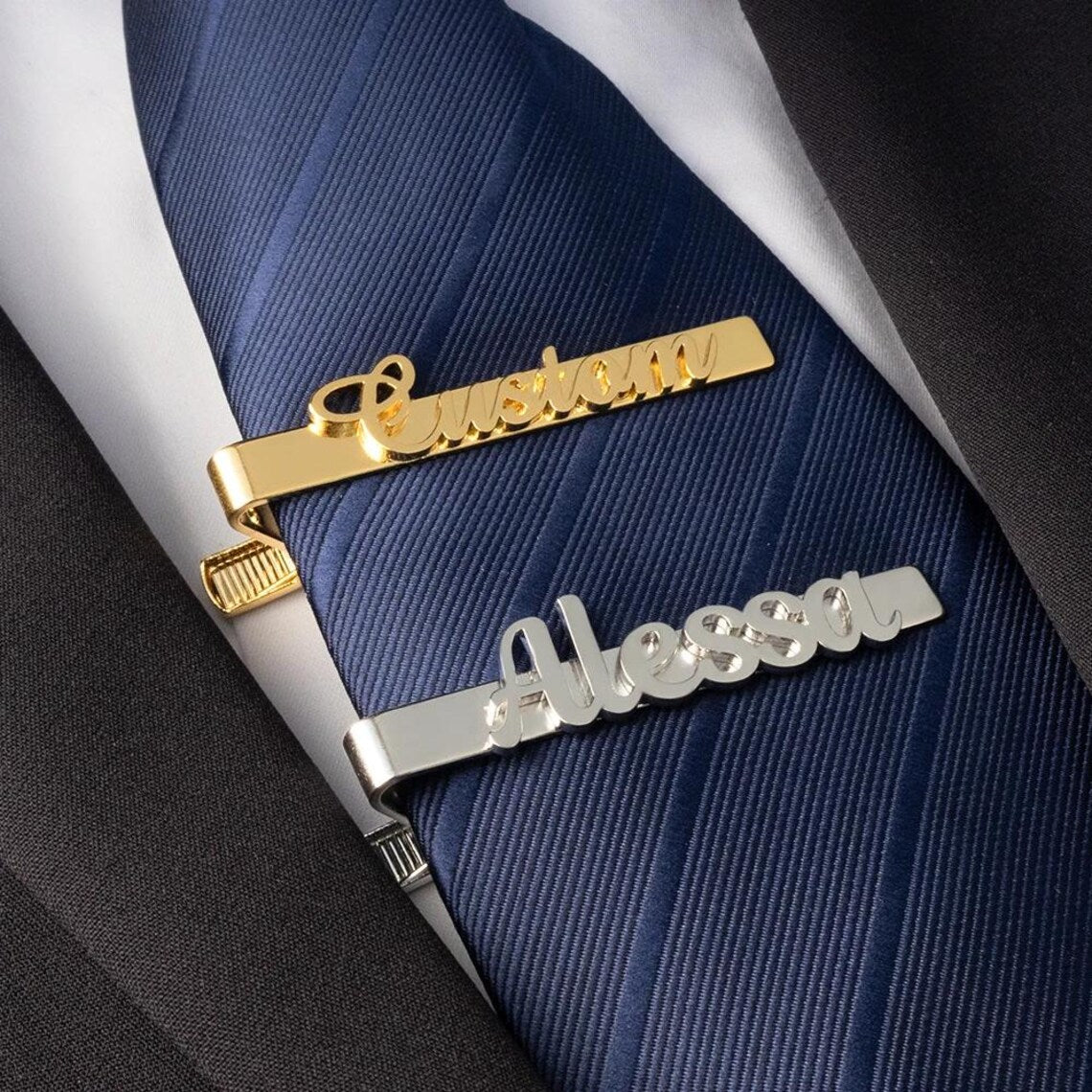 Custom Name Tie Clip