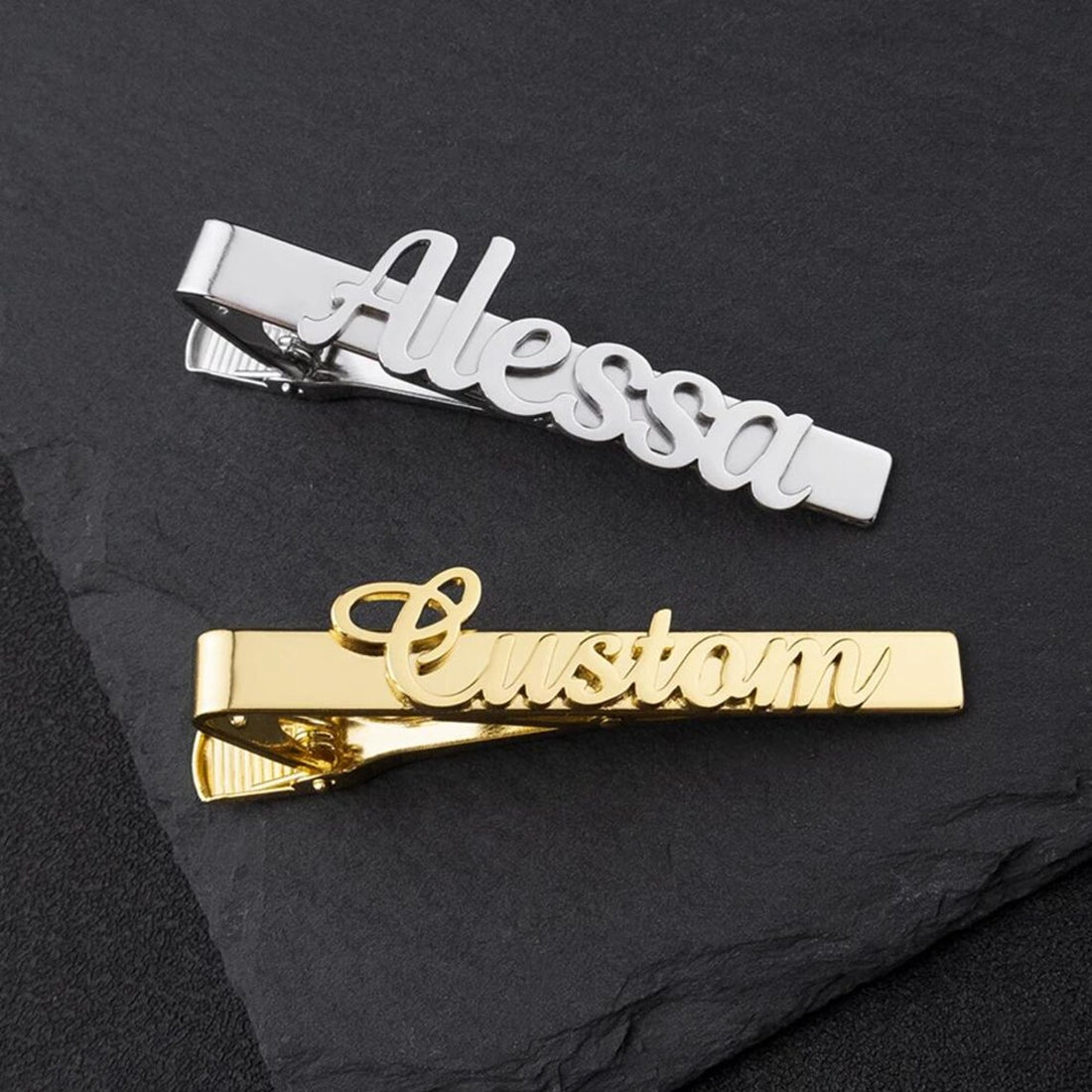 Custom Name Tie Clip