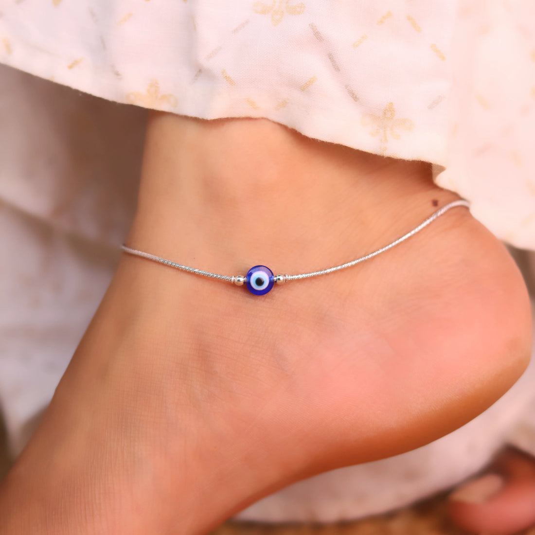 Evil Eye Anklet - Good Objects1
