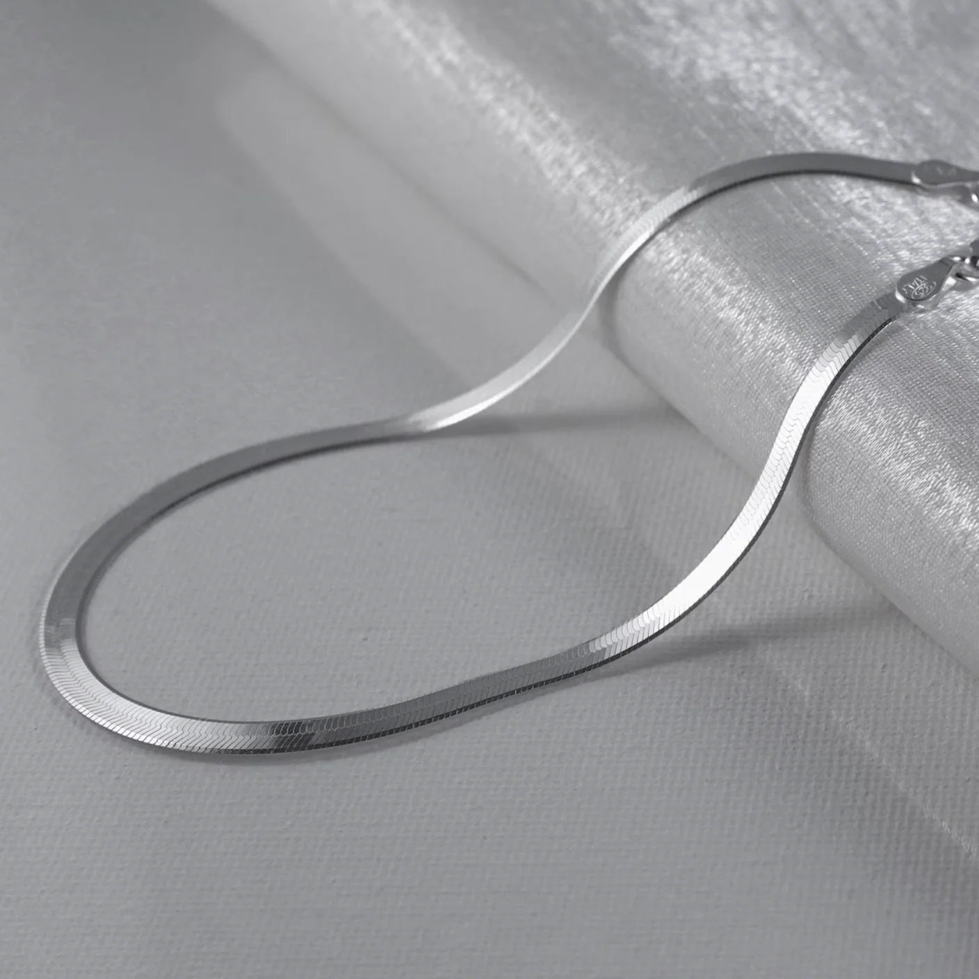Flat Snake Chain Anklet - Good Objects
