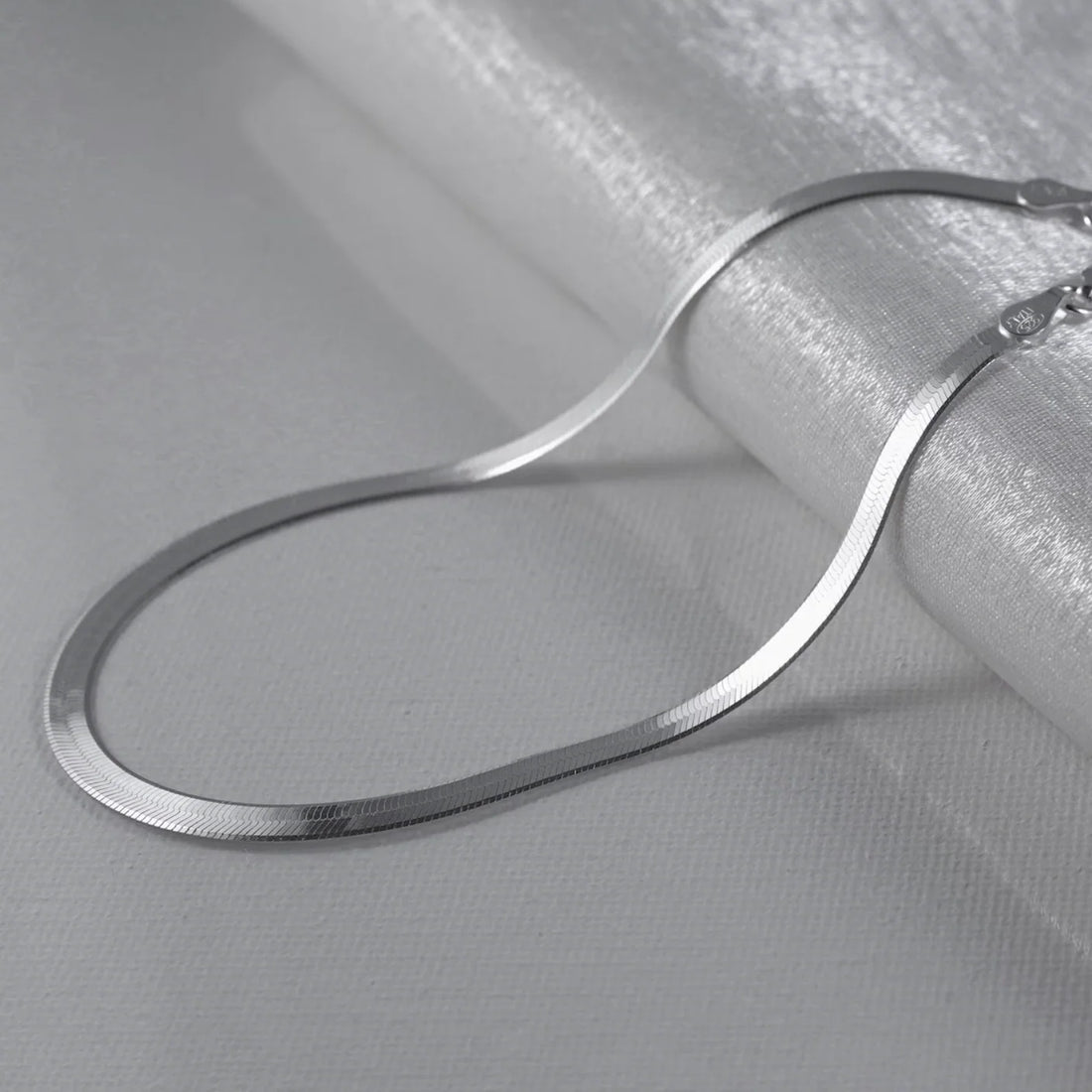 Flat Snake Chain Anklet - Good Objects
