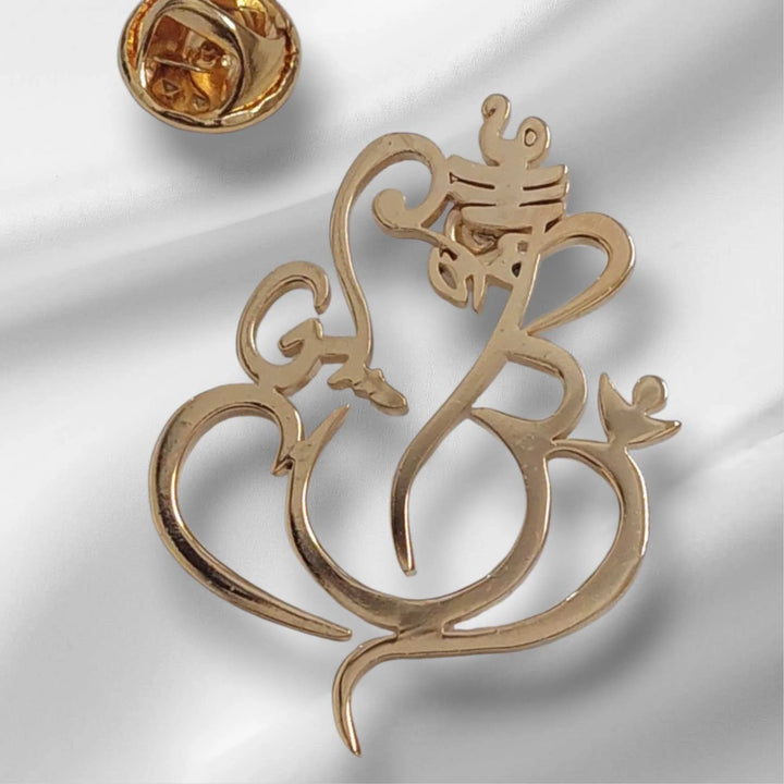 Ganpati Brooch Lapel Pin