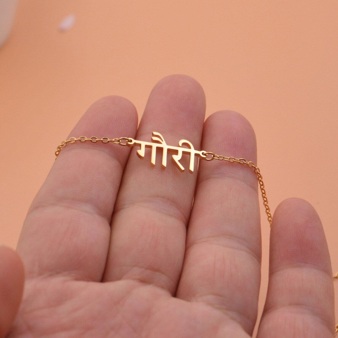 Hindi Name Necklace