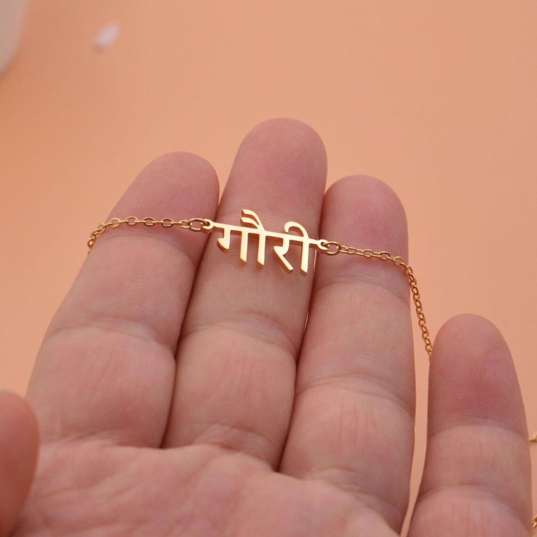 Hindi Name Necklace