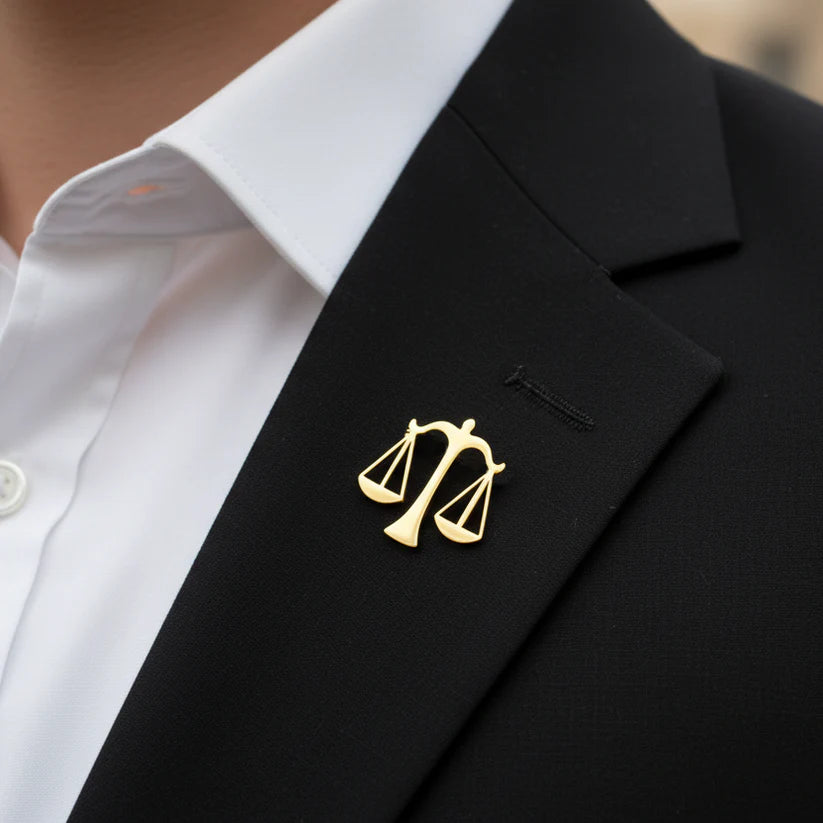 Justice Advocate Coat Pin Lapel Pin