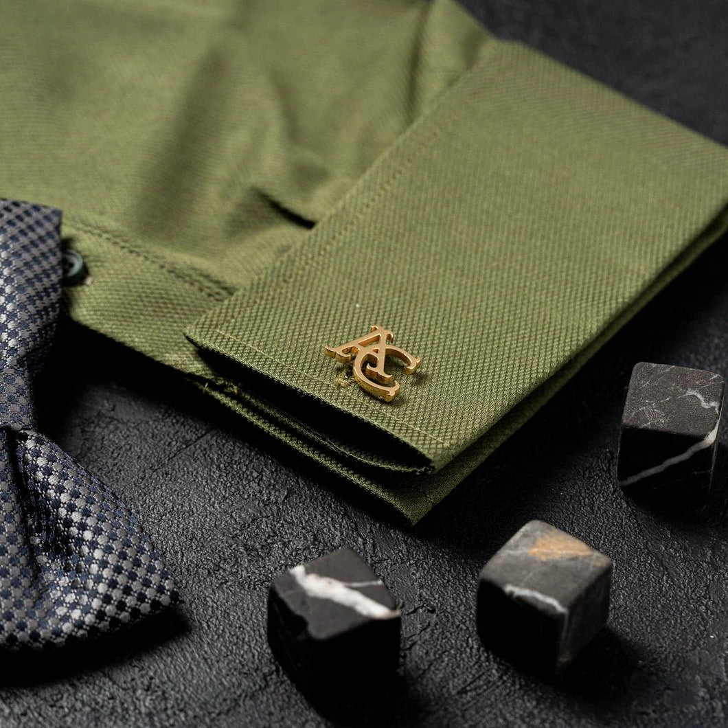 Men’s Personalized Initial Cufflinks