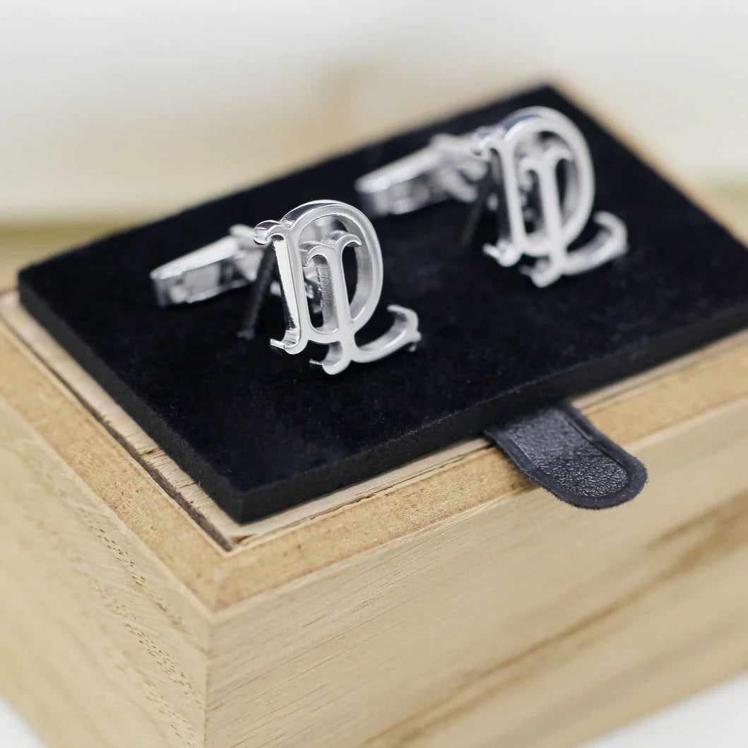 Men’s Personalized Initial Cufflinks