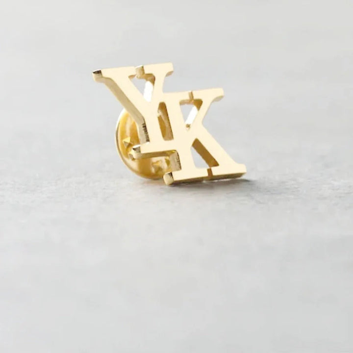Personalized Initial Letter Name Brooch