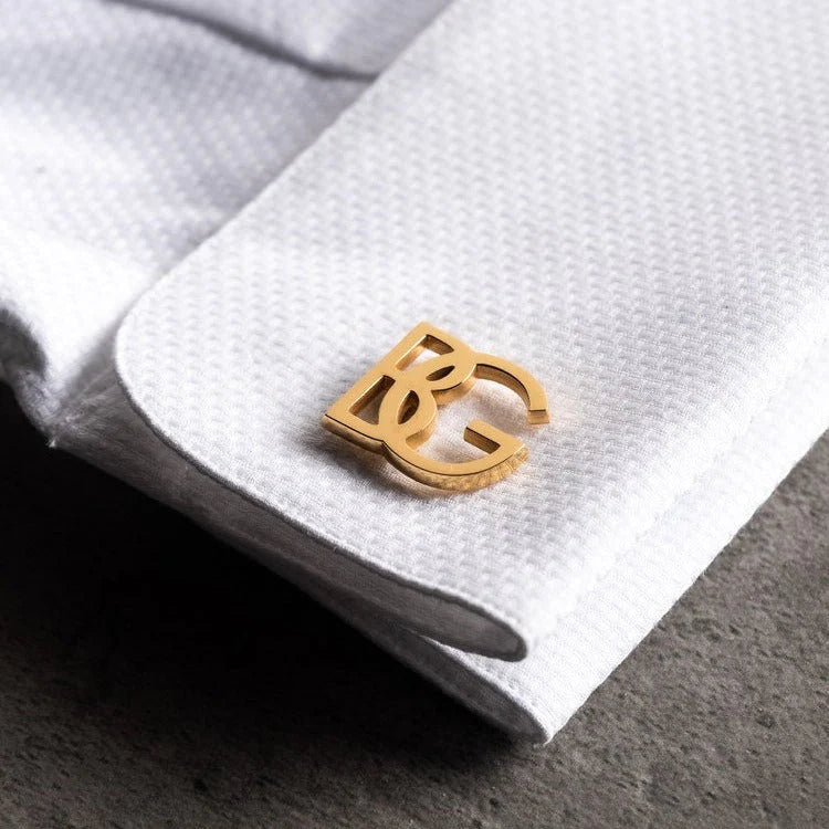 Personalized Initial Monogram Cufflinks