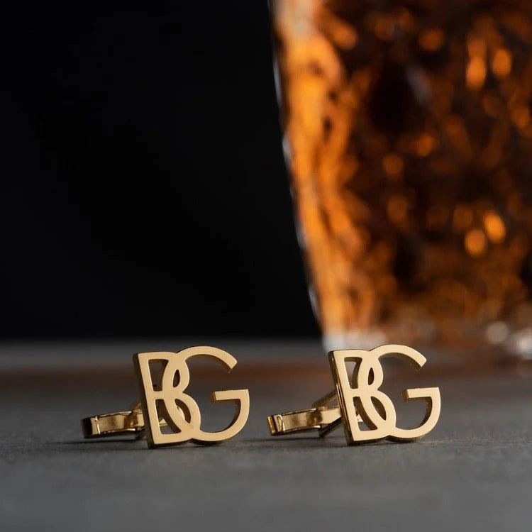 Personalized Initial Monogram Cufflinks