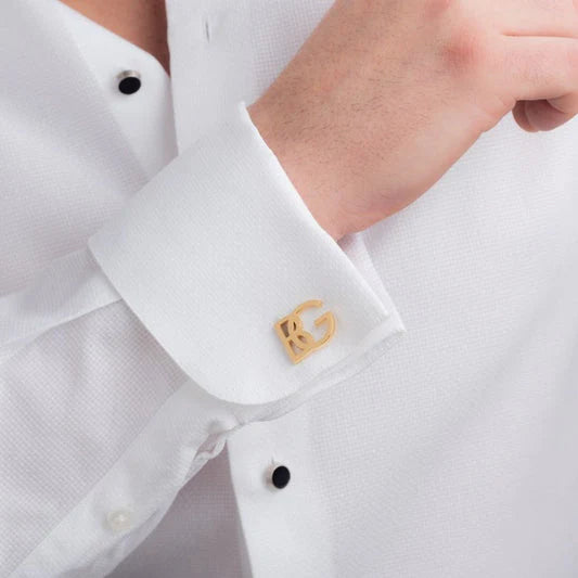 Personalized Initial Monogram Cufflinks