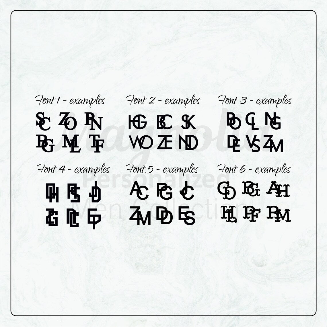 Personalized Initial Name Cufflinks