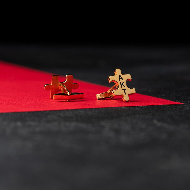 Personalized Puzzle Cufflinks
