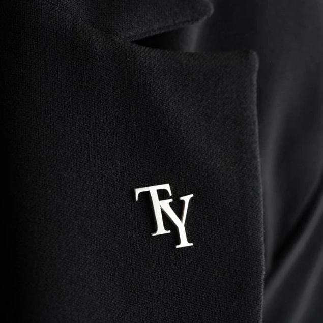 Personalized initial Lapel Pin Brooch for Women