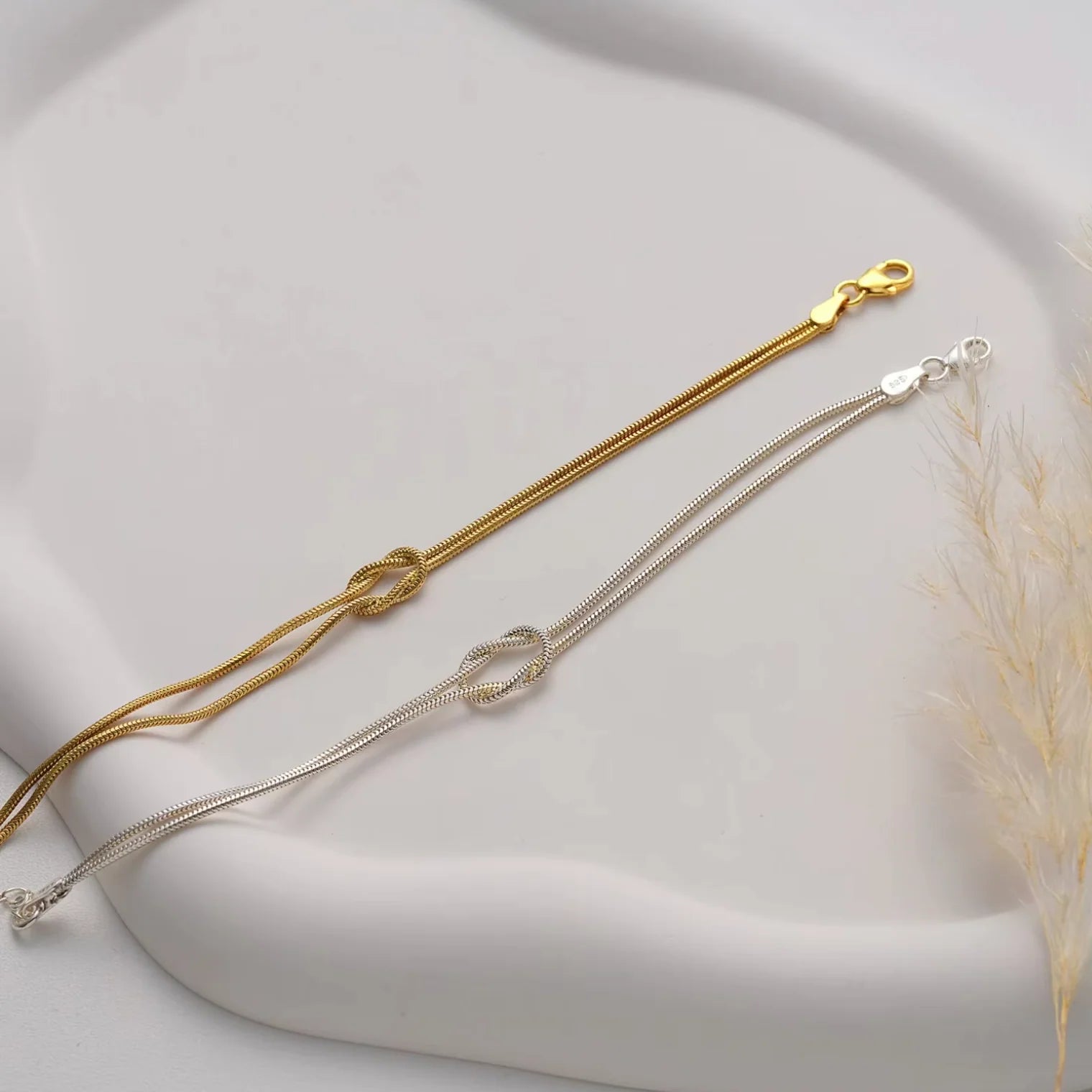 Forever Knot Couple Bracelets