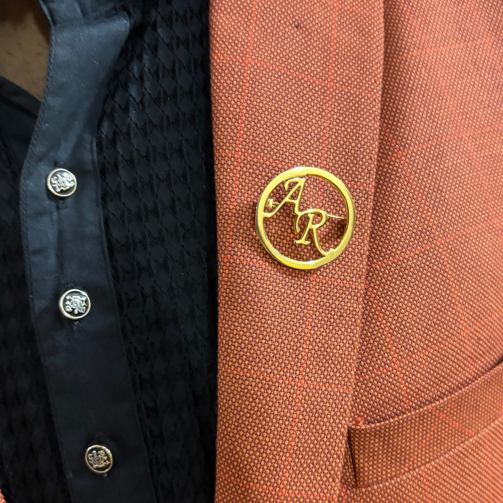 Personalized Initial Brooch