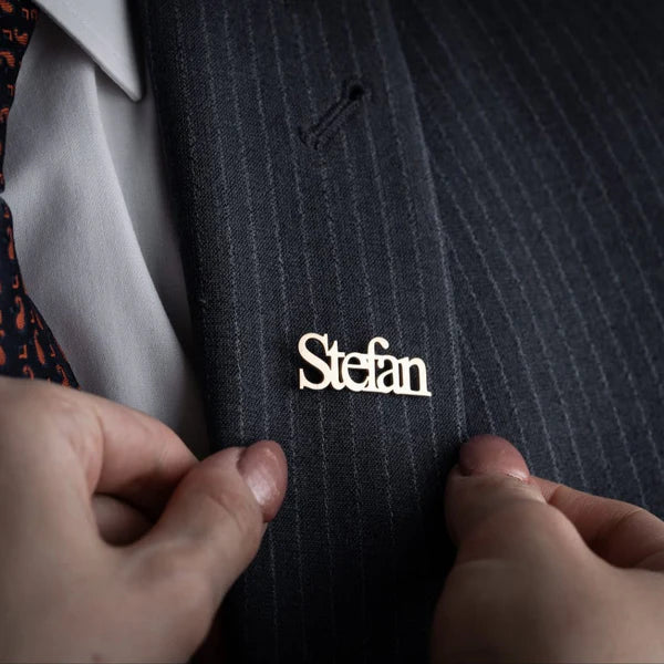 Personalized Name Lapel Pin