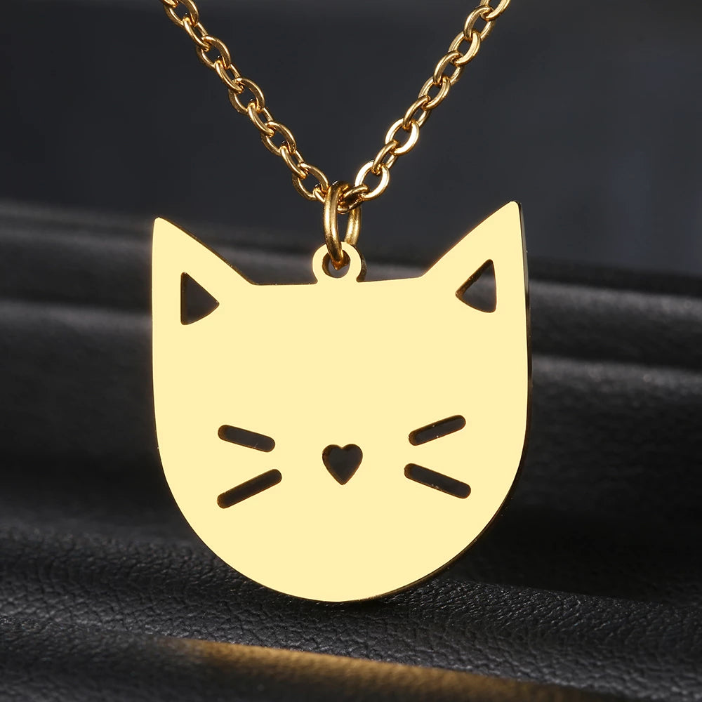 Cat Face Necklace