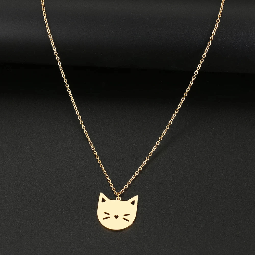 Cat Face Necklace