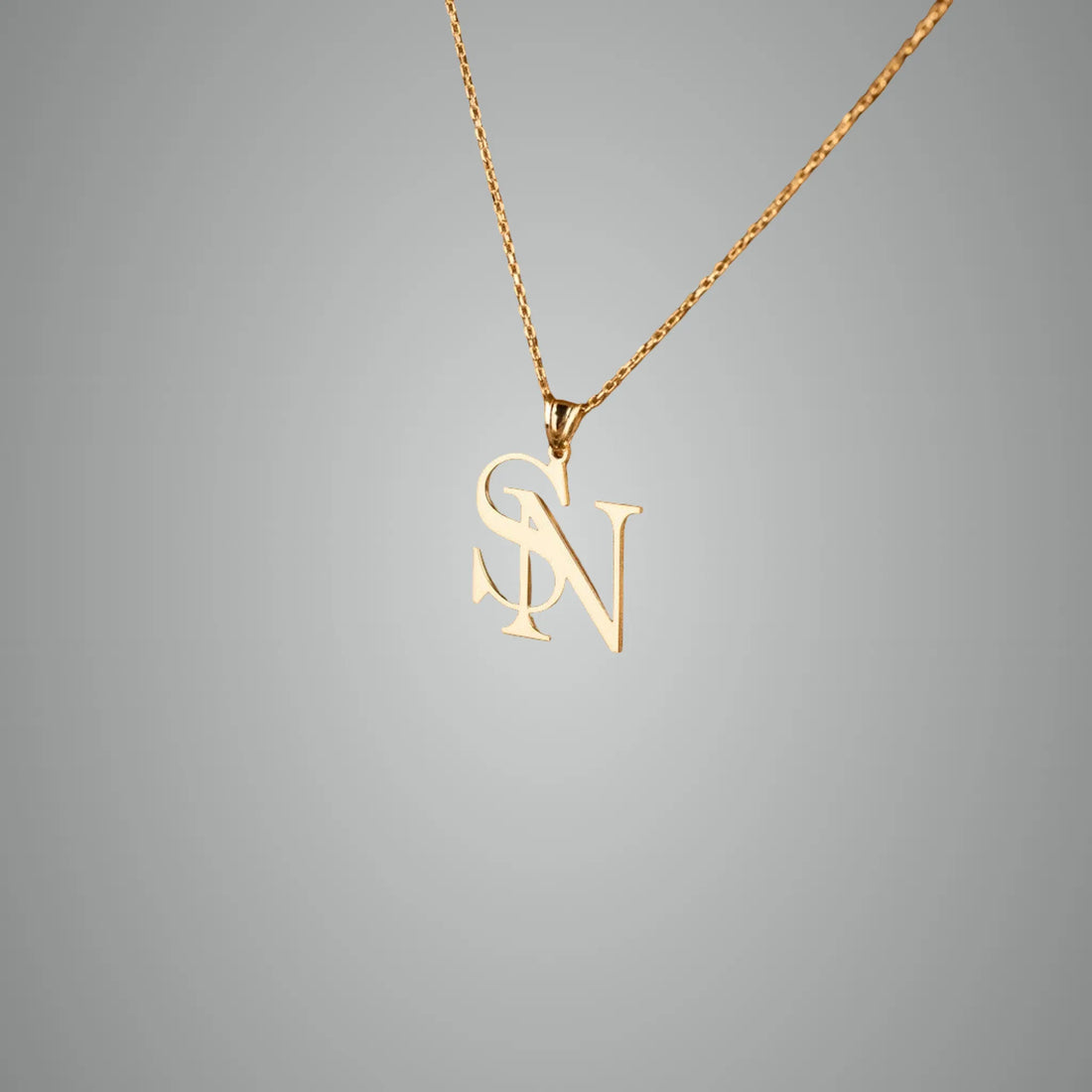 Double Initial Necklace
