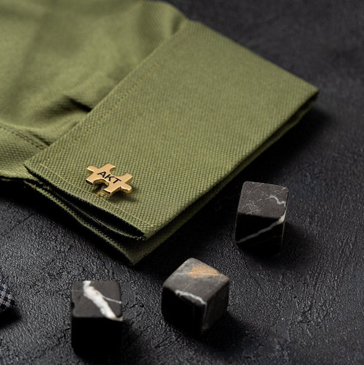 Personalized Puzzle Cufflinks