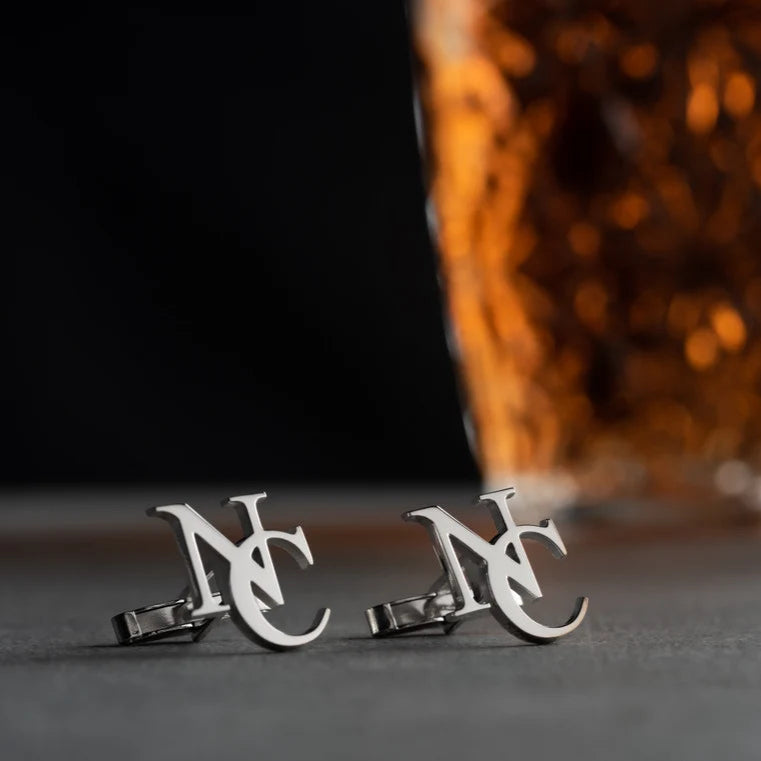 Personalized Initial Name Cufflinks 1 Pair (2 Pcs)