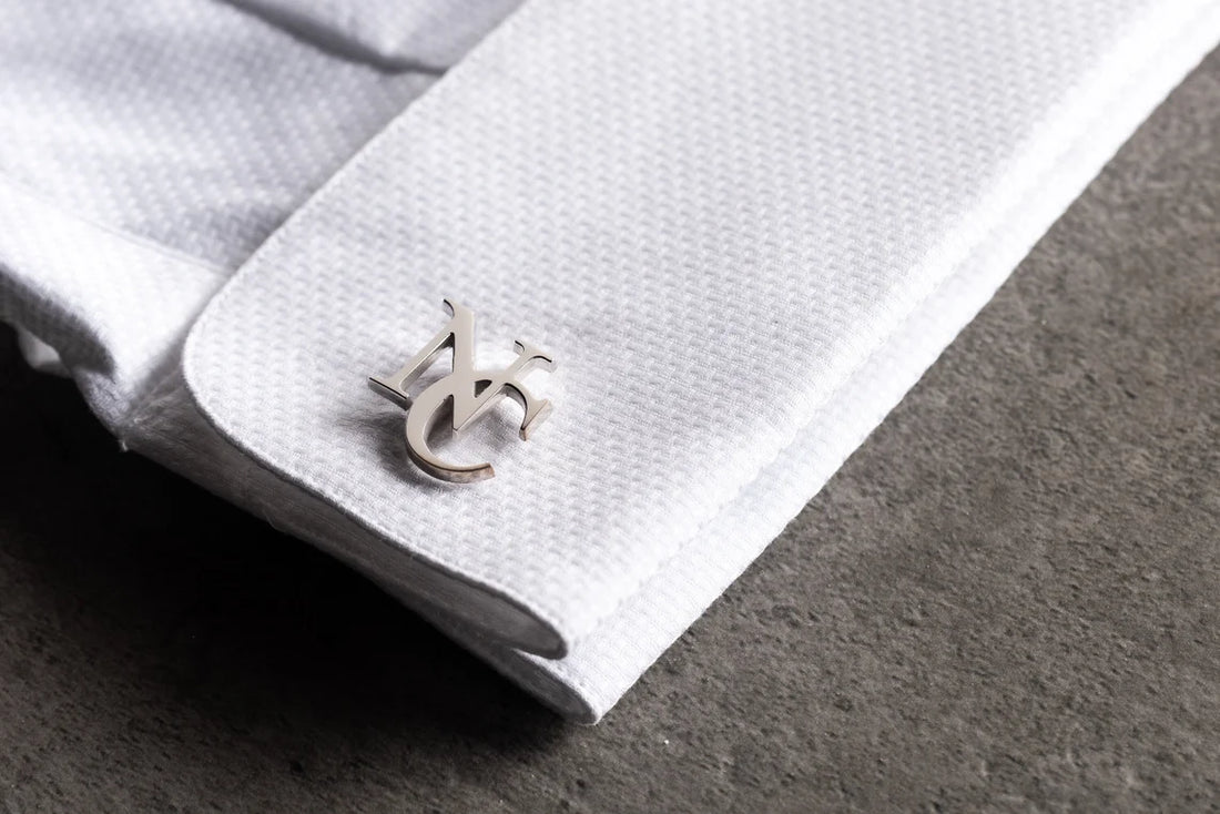 Personalized Initial Name Cufflinks 1 Pair (2 Pcs)