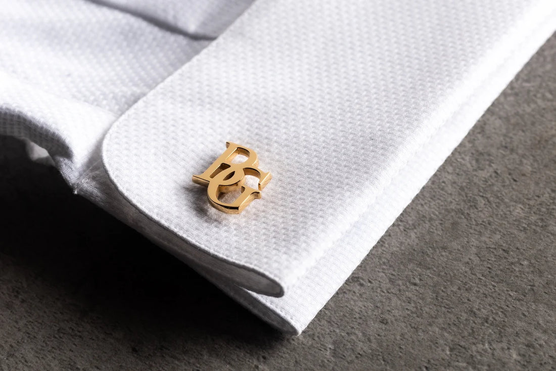 Personalized Initial Name Cufflinks 1 Pair (2 Pcs)