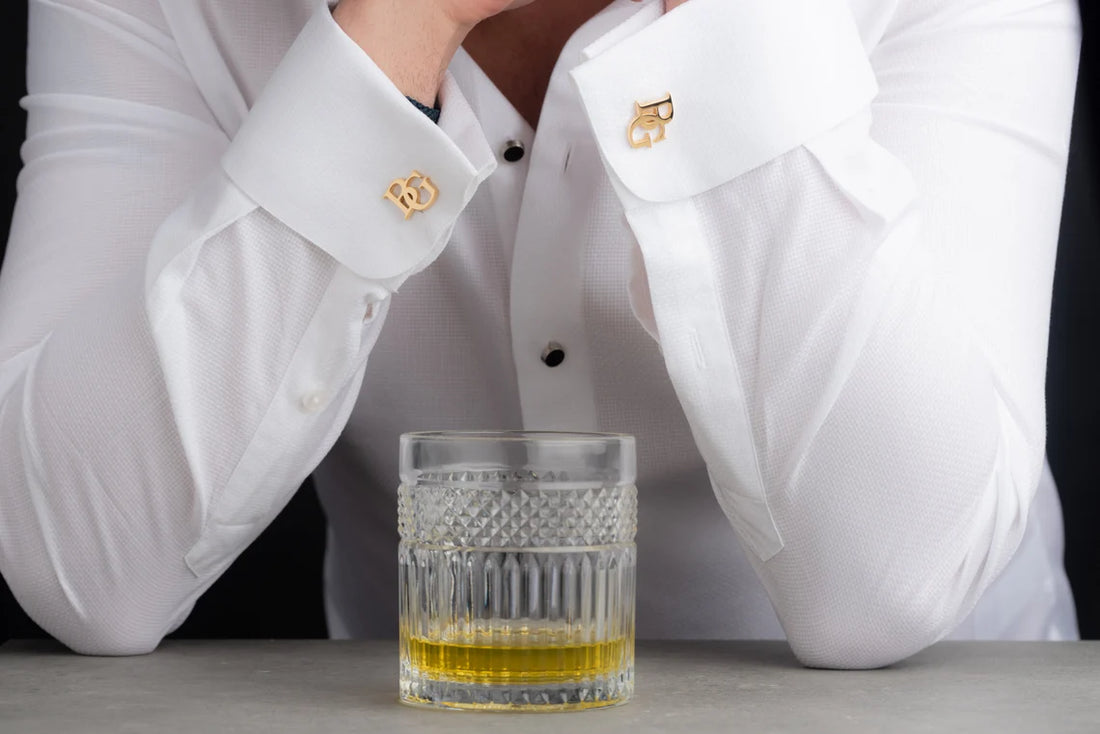 Personalized Initial Name Cufflinks 1 Pair (2 Pcs)
