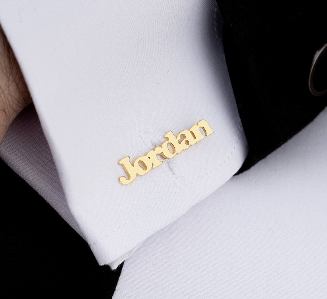 Personalized Name Cufflinks Groomsmen
