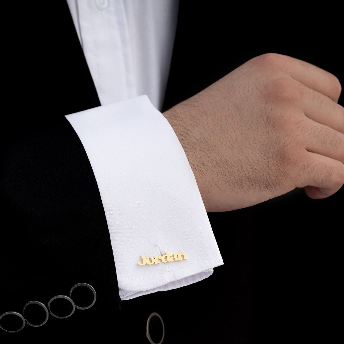 Personalized Name Cufflinks Groomsmen