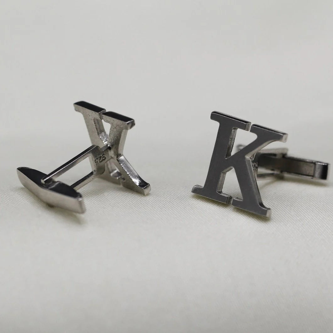 Personalized Single Initial Cufflinks