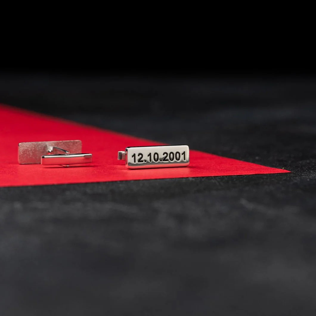 Personalized Date Engraved Cufflinks