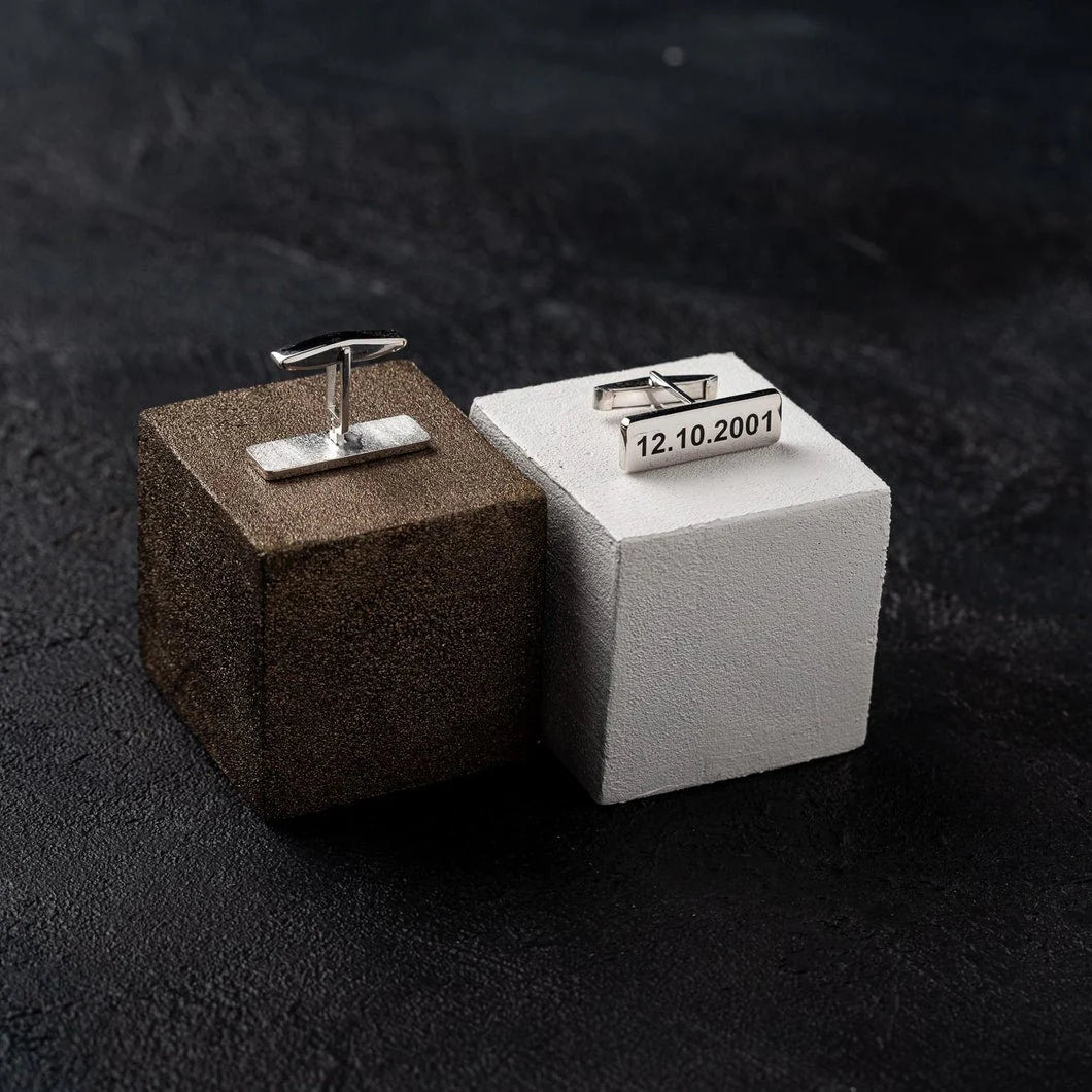 Personalized Date Engraved Cufflinks