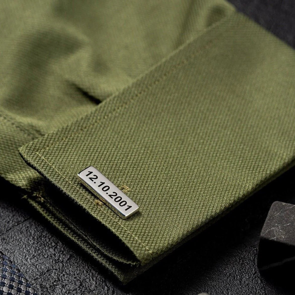 Personalized Date Engraved Cufflinks