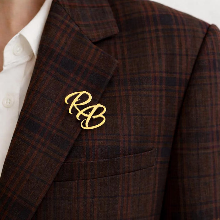 Custom Initial Letter Lapel Pins